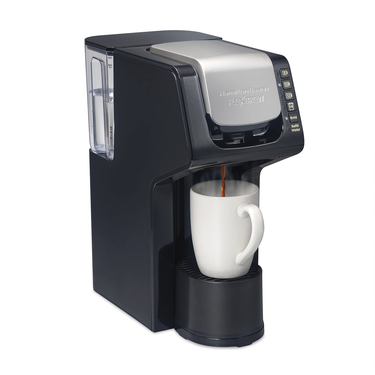 Single-Serve Coffee Maker with Removable Reservoir, Black E954253