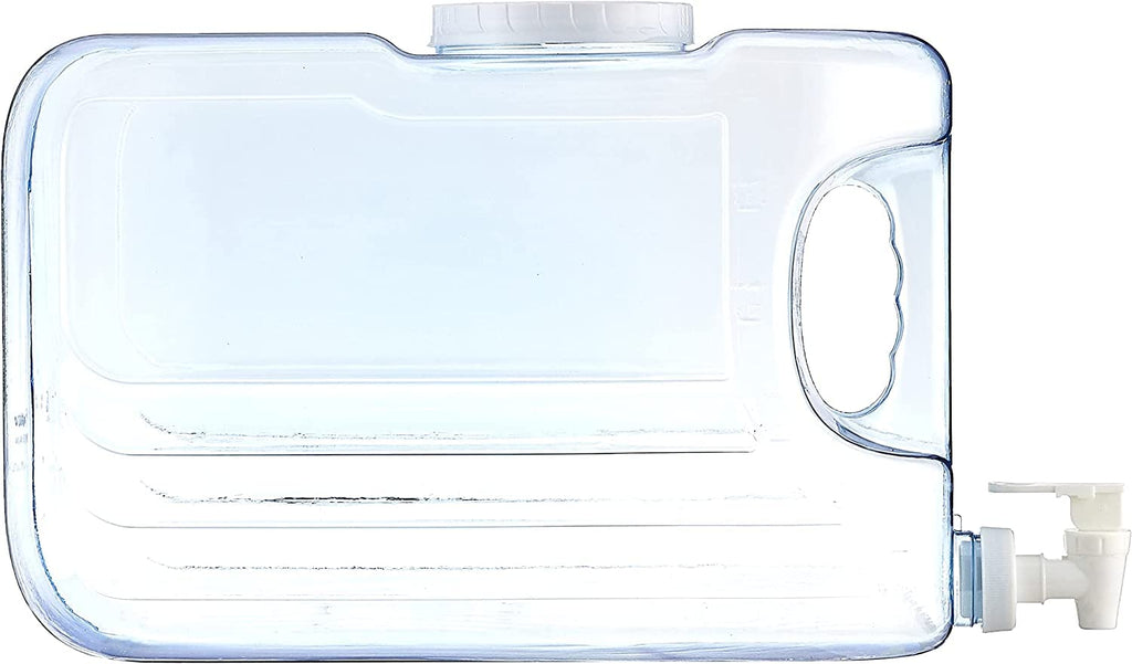2.5 Gallon Clear Plastic Beverage Dispenser with Spigot E901100