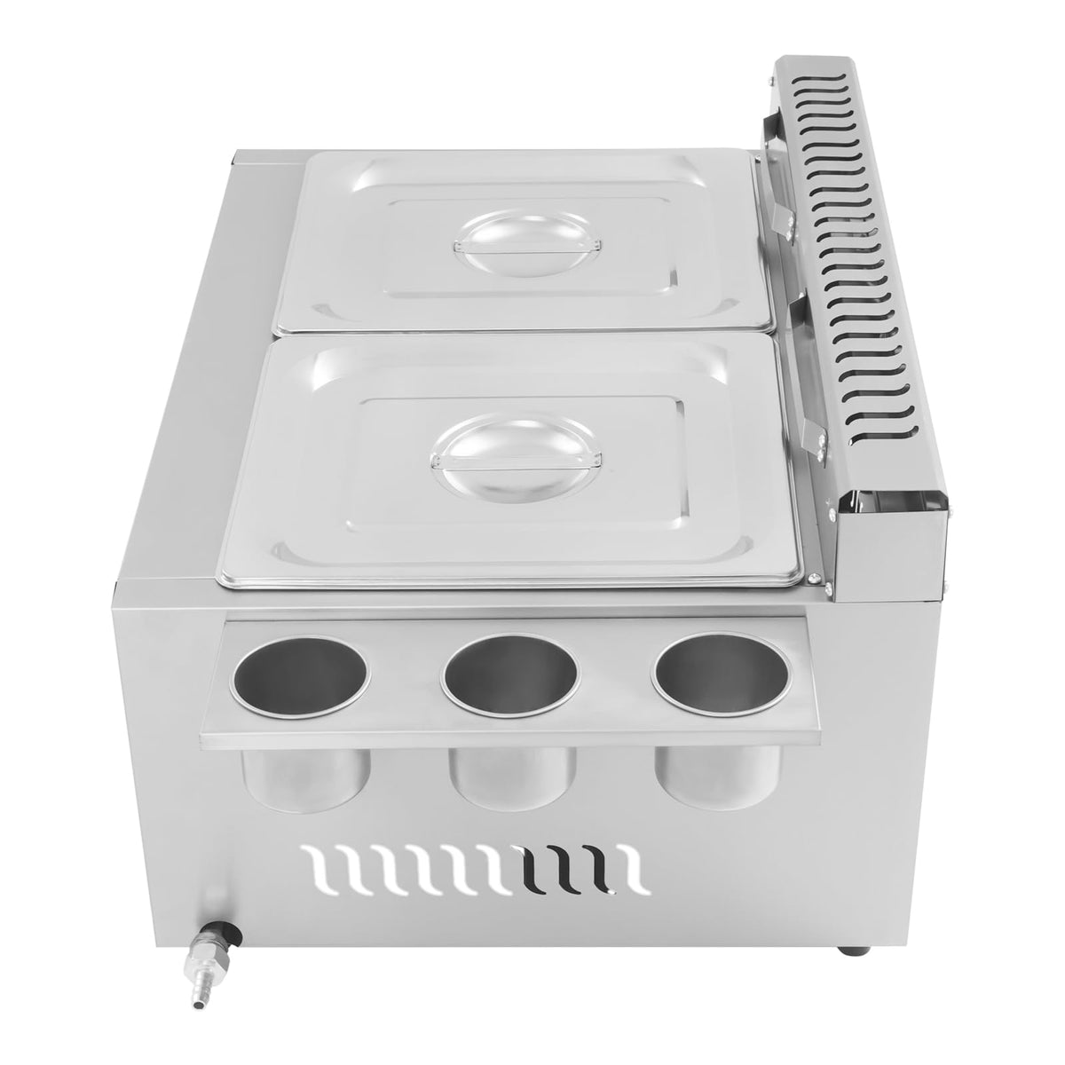 Stainless Steel Countertop Gas Deep Fryer with Basket U25132