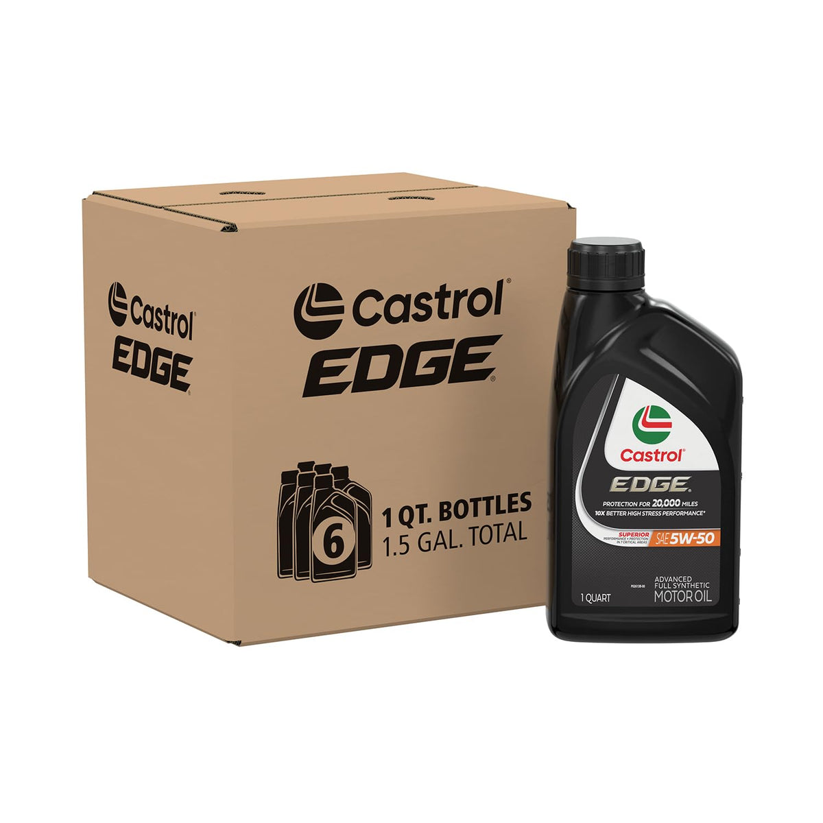 5W-50 Full Synthetic Motor Oil, 1 Quart, Pack of 6 M564