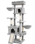 70 Inch Cat Tree with Scratching Post and Hammock B83081