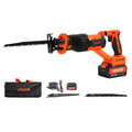 20V Cordless Reciprocating Saw with Battery, 8 Blades, and Carrying Bag S474270