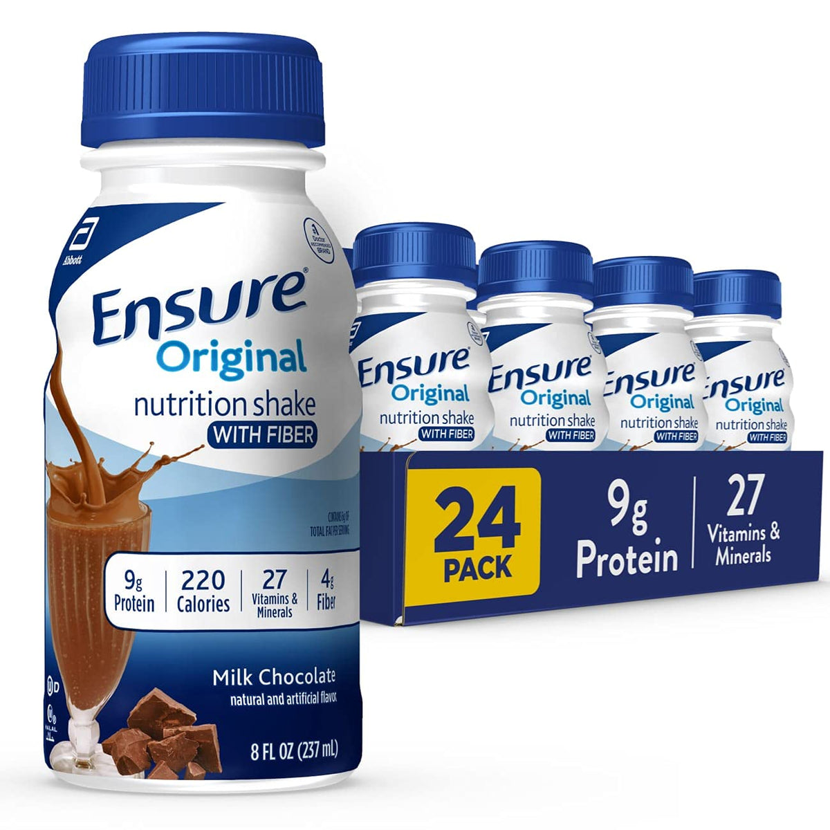 Dark Chocolate Milk Chocolate Nutrition Shakes 24 Count G233951