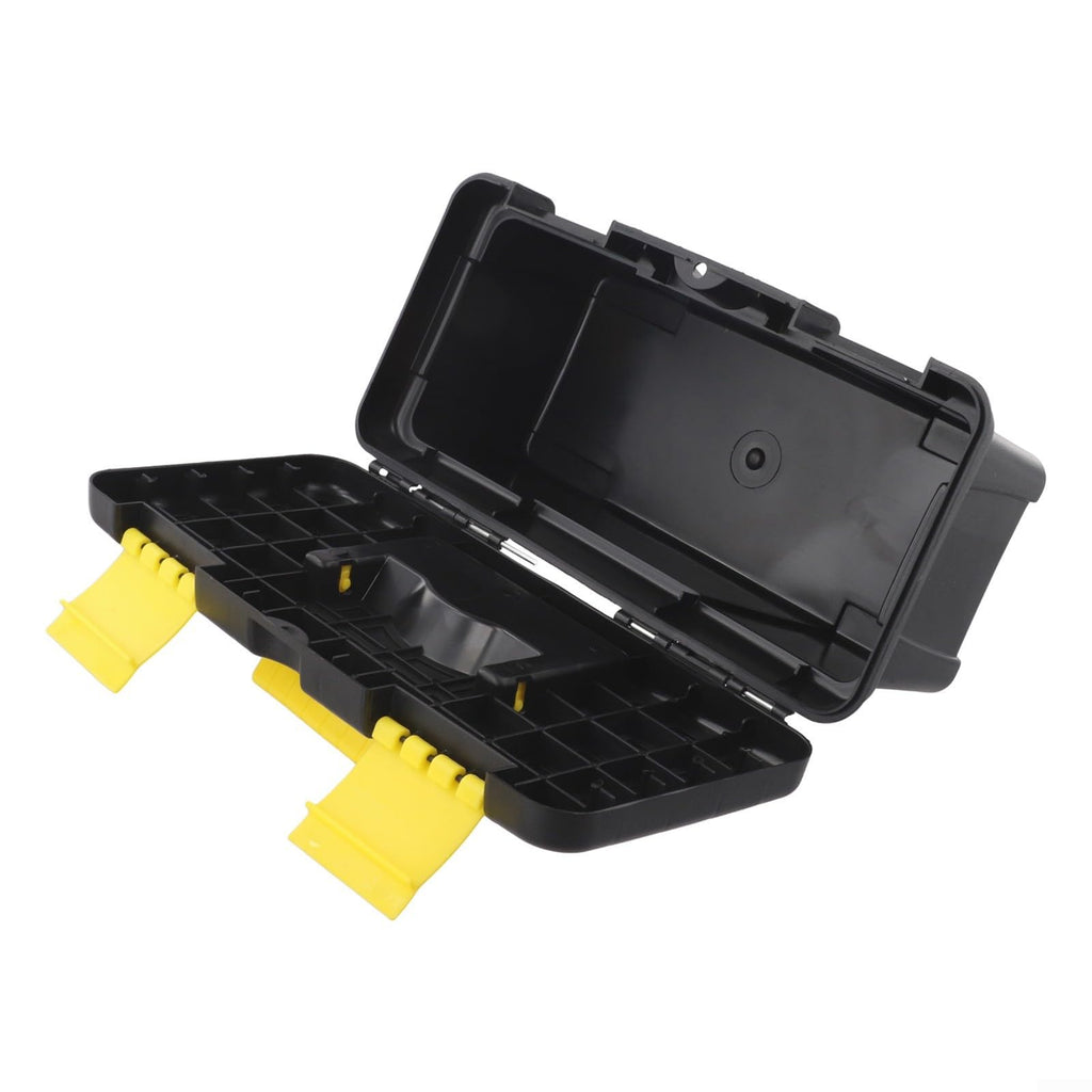 Black 10 Inch Plastic Tool Box I909