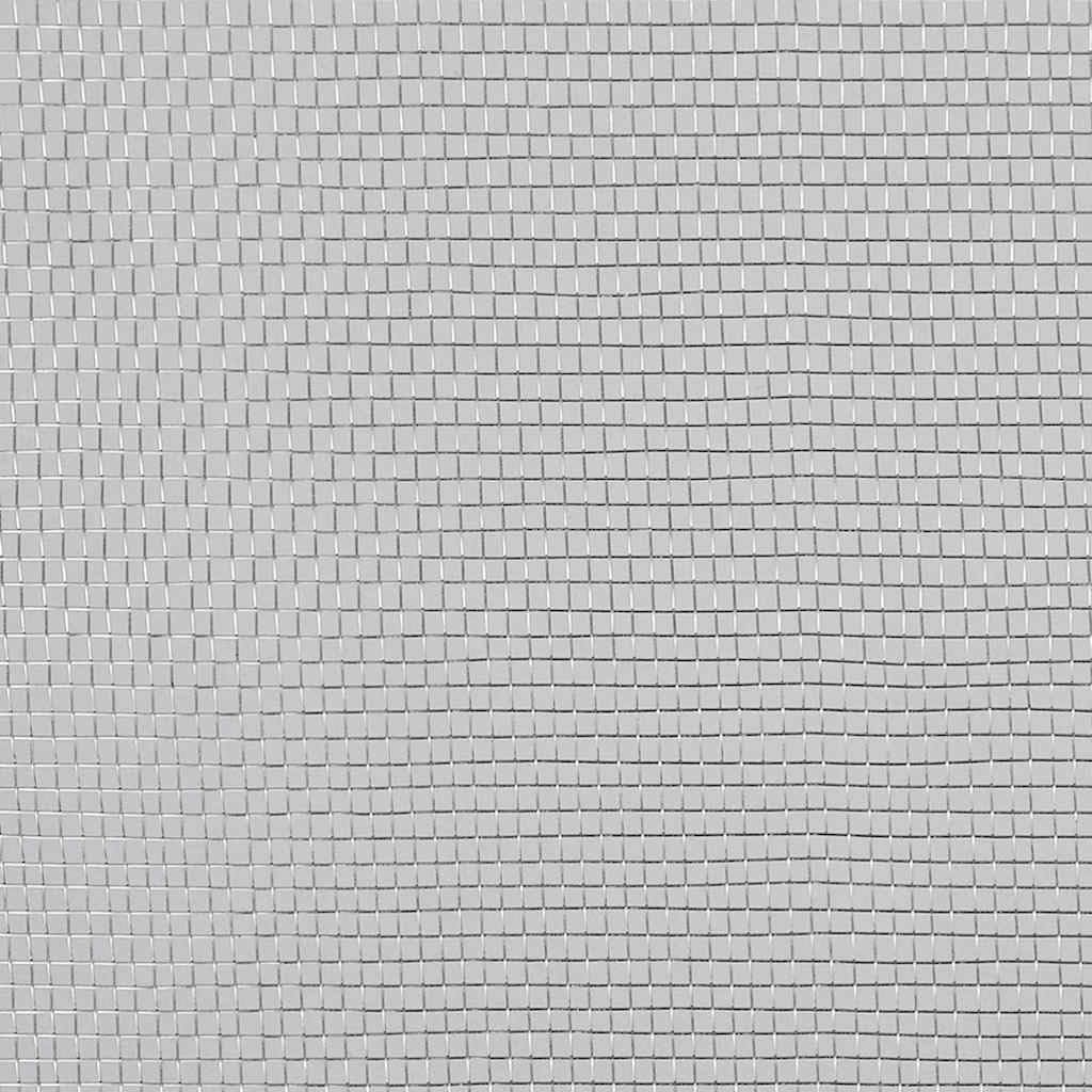 Aluminum Mesh Screen 39.4"x196.9" Silver H245617