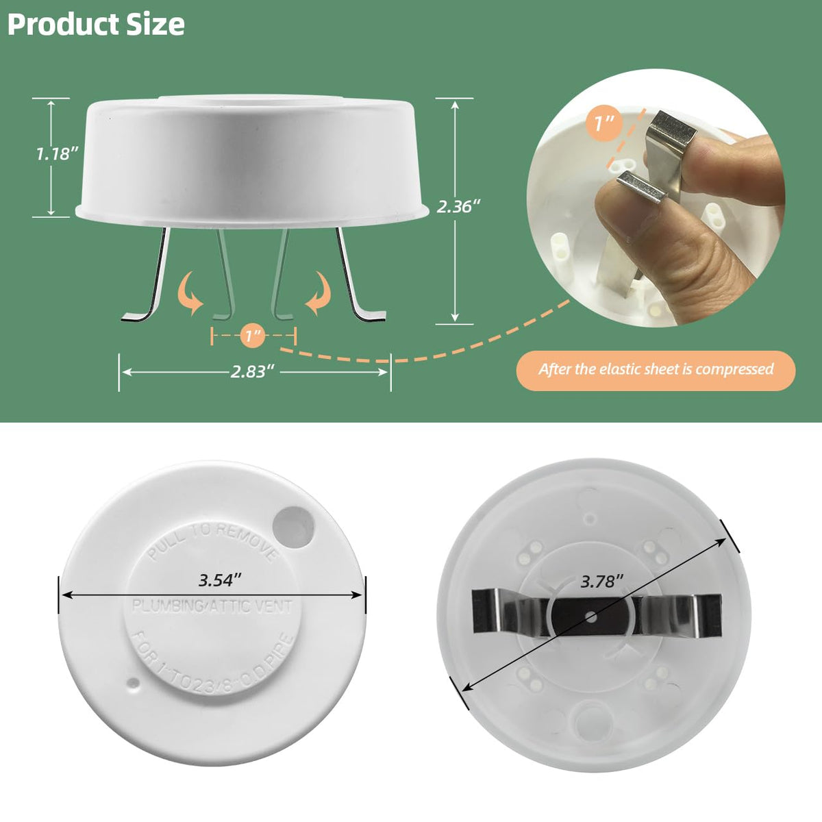 RV Roof Plumbing Vent Cap Z2528