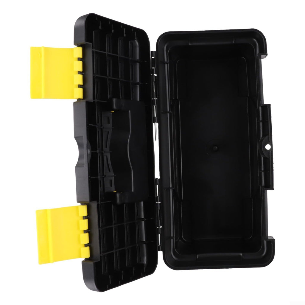 Black 10 Inch Plastic Tool Box I909
