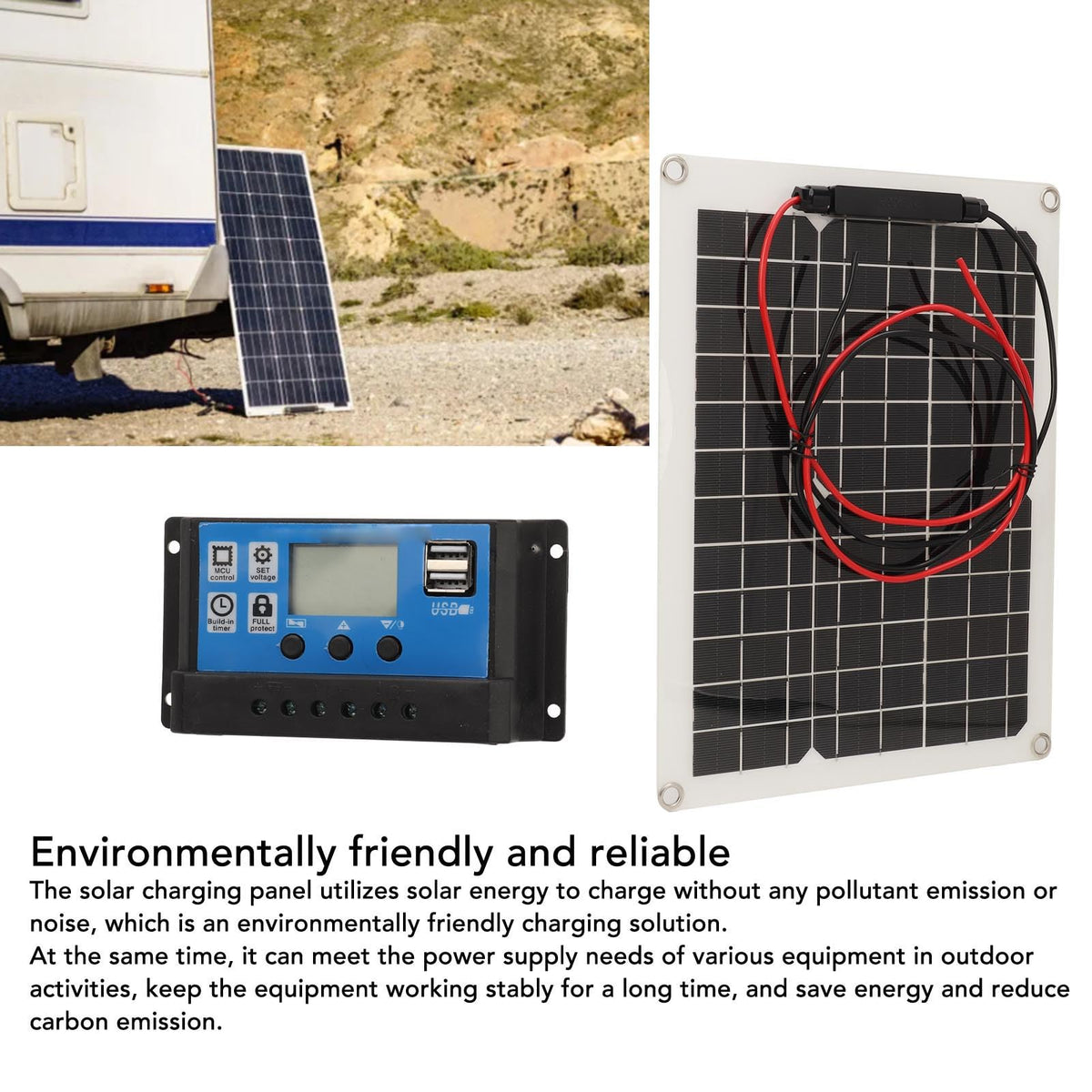 300W Solar Panel Kit with Controller U5705