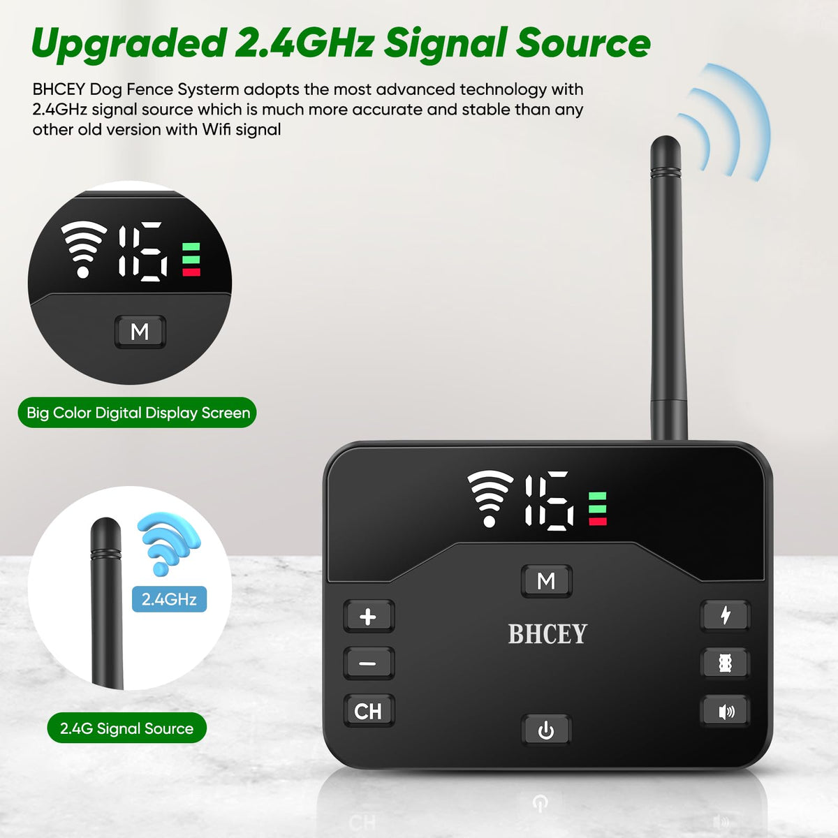 Wireless Dog Fence with Remote Training Collar I967