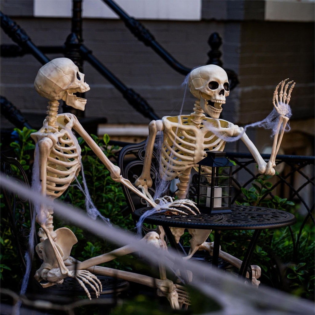 6 Pack Halloween Skeletons 3 5.4ft 3 3ft Q726