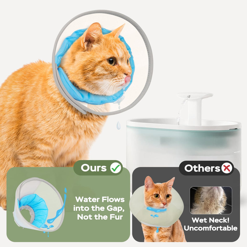 Soft Waterproof Mesh Cat Recovery Cone Collar K71953