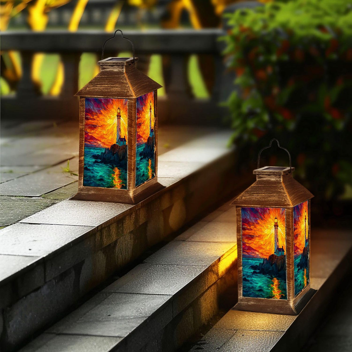 Solar Powered Waterproof Hanging Lantern C50079