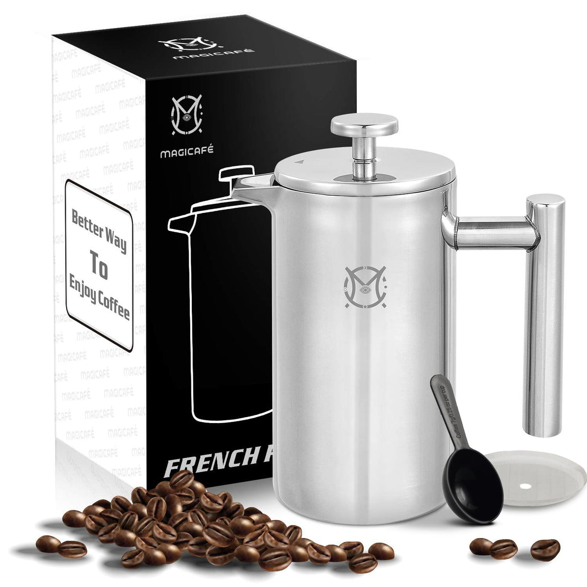 Single Serve Stainless Steel Thermal French Press E15256