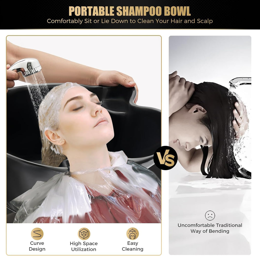 Portable Height Adjustable Shampoo Bowl A92460