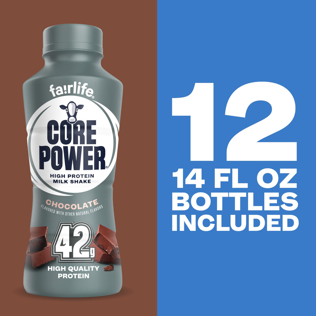 Chocolate High Protein Shake 42g 14oz 12 Pack D49019