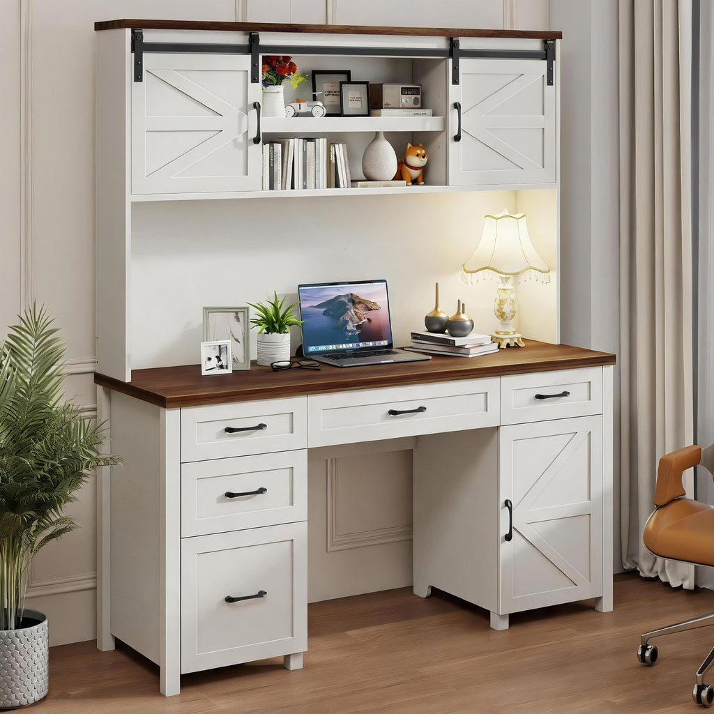 67" H Executive Desk with File Drawer G839214