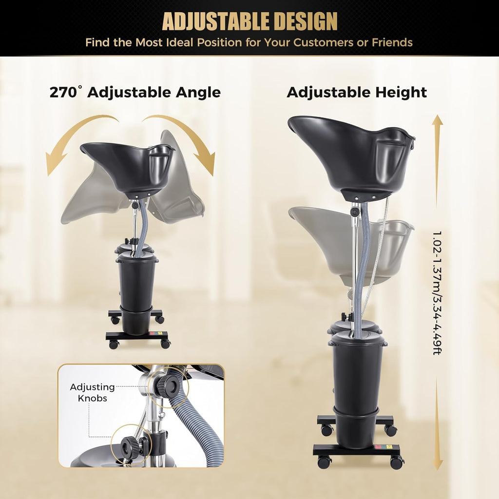 Portable Height Adjustable Shampoo Bowl A92460