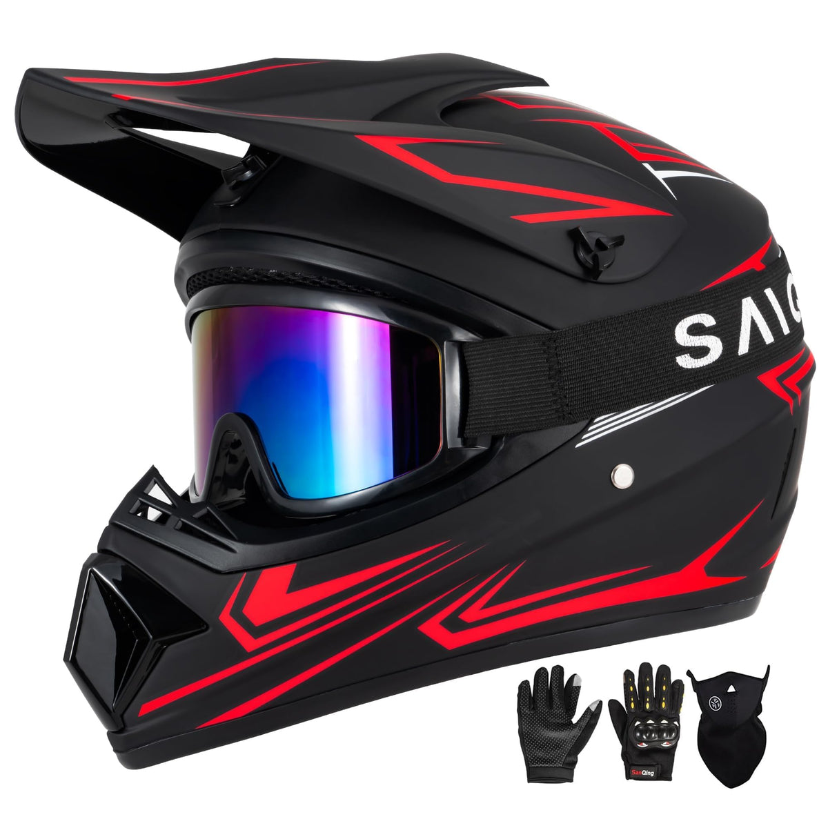 Youth Kids Motocross Helmet DOT Approved Z4464