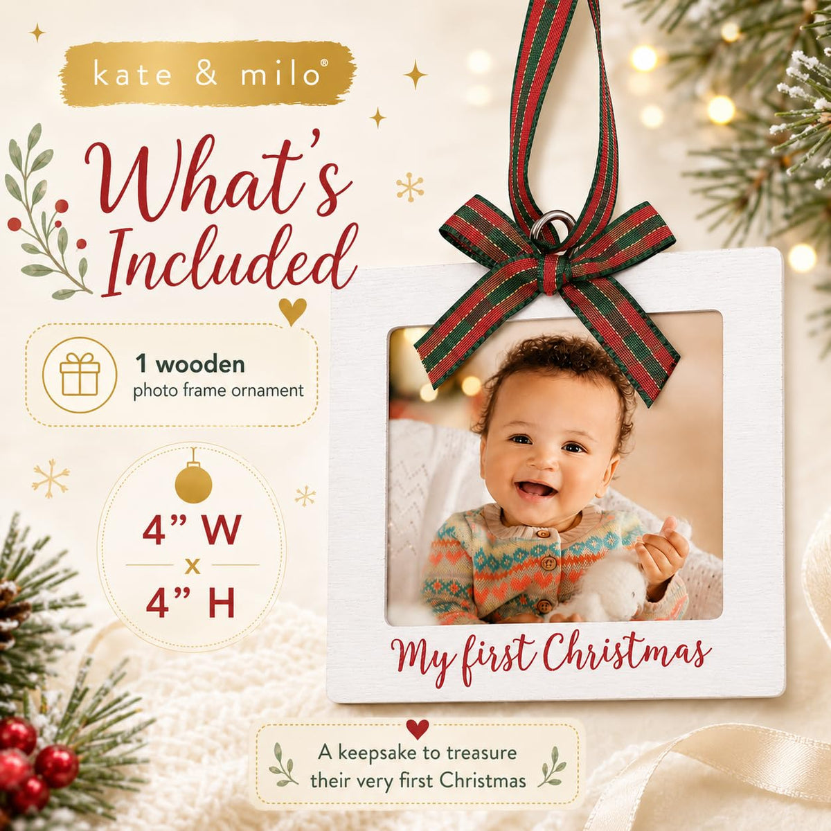 Baby Photo Ornament Q947