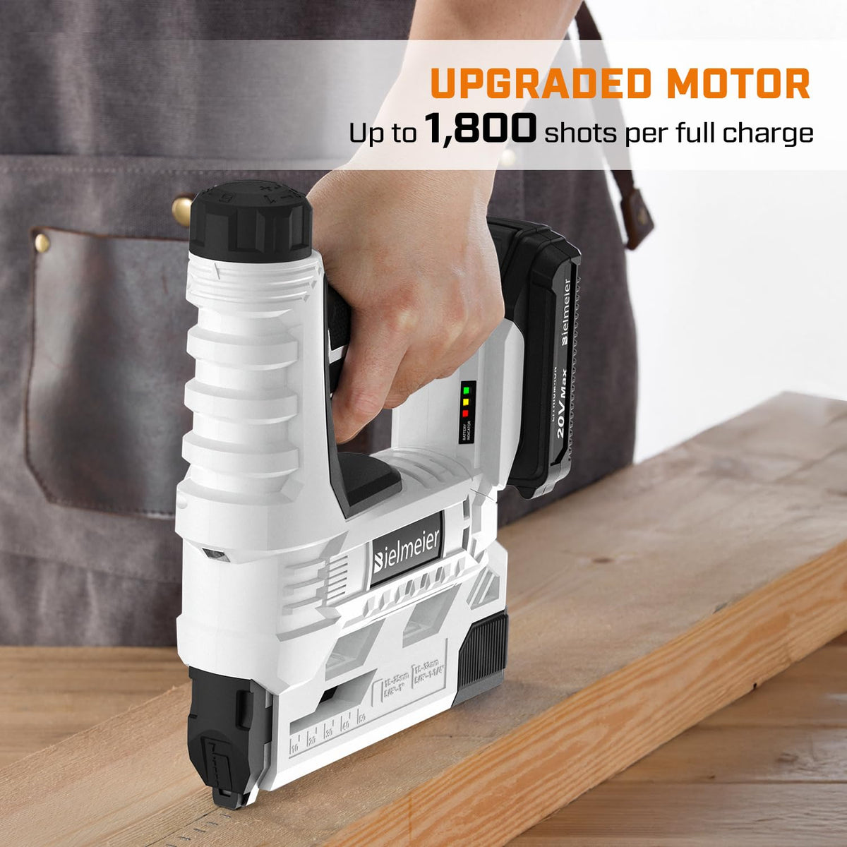 18 Gauge 2 In 1 Cordless Brad Nailer Stapler V482258