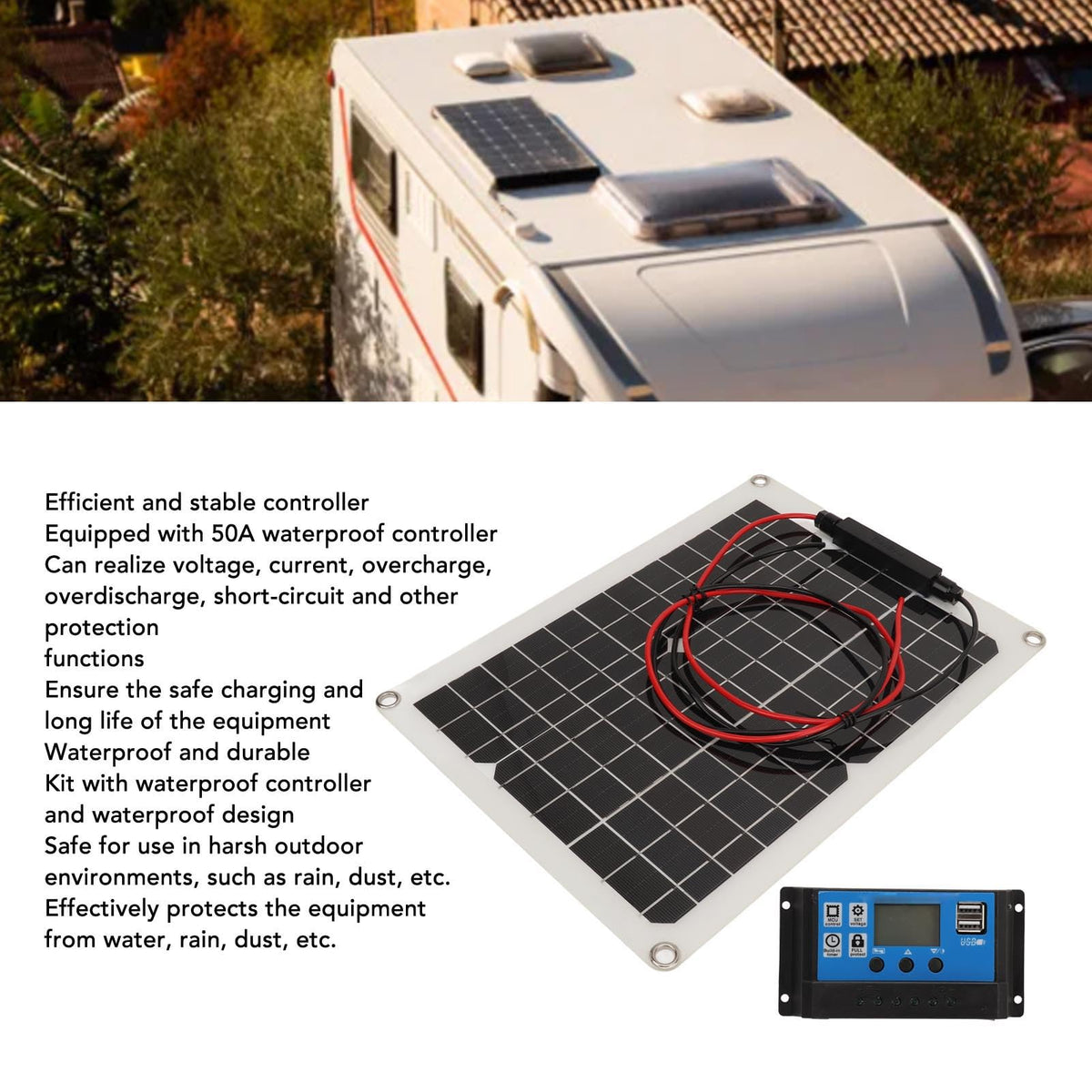 300W Solar Panel Kit with Controller U5705