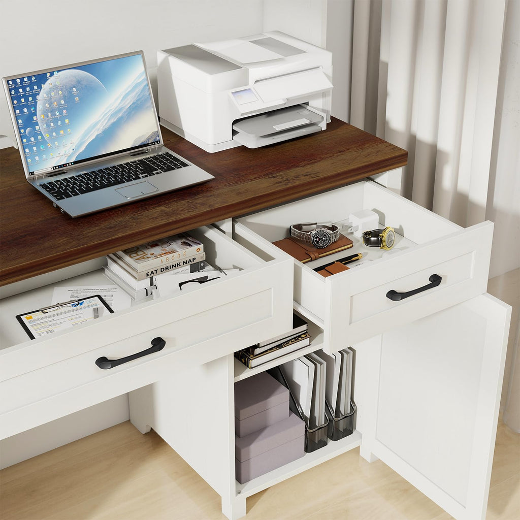67" H Executive Desk with File Drawer G839214