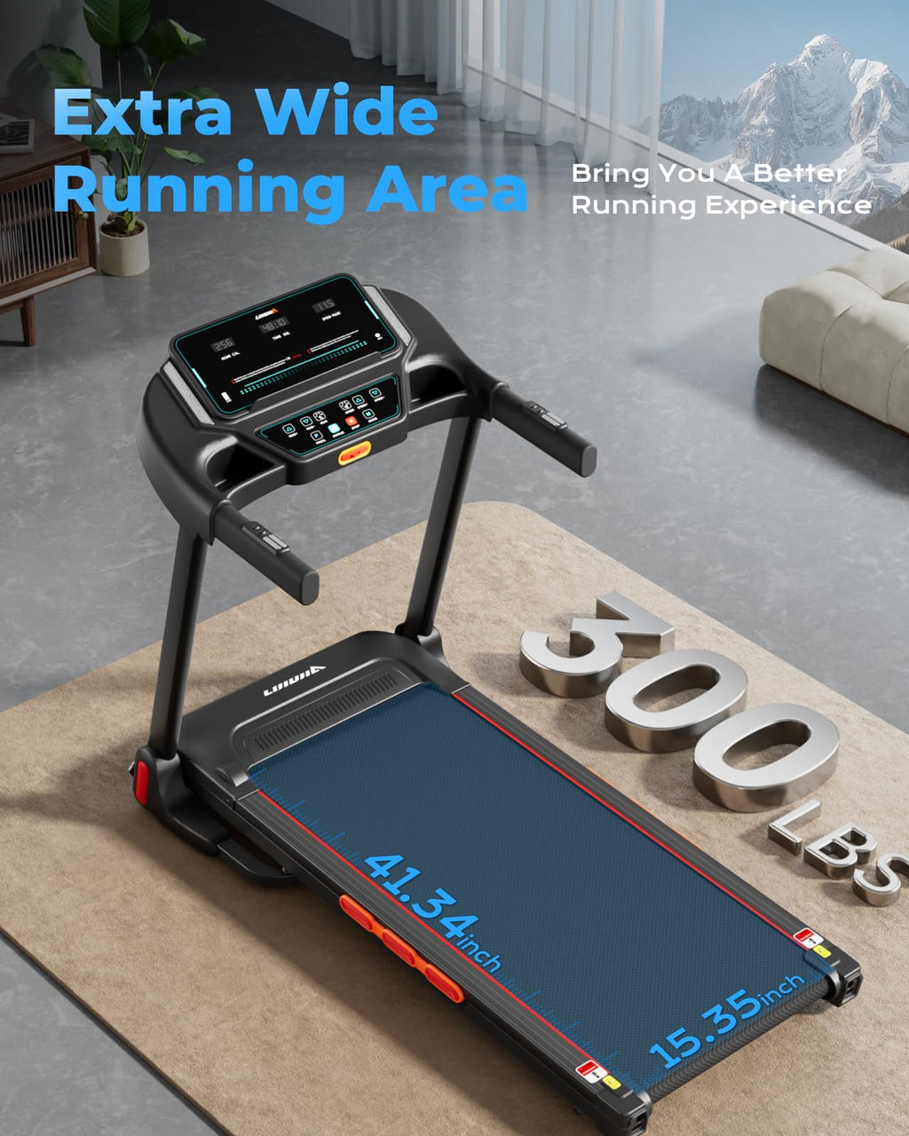 Treadmill with 15% Auto Incline H509