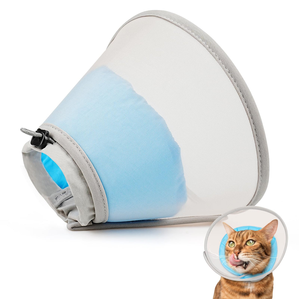 Soft Waterproof Mesh Cat Recovery Cone Collar K71953
