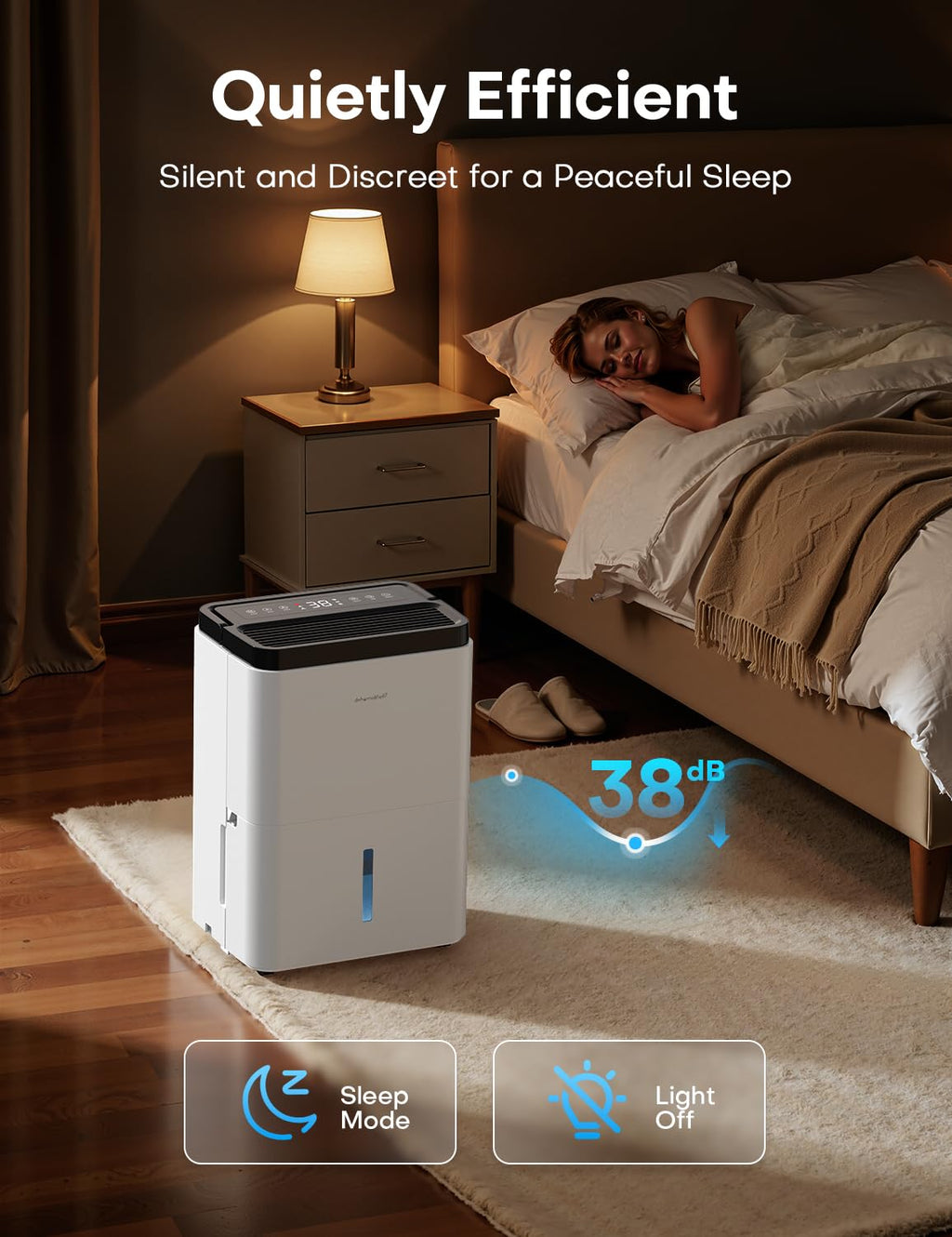 35 Pints Dehumidifier with Drain Hose W493