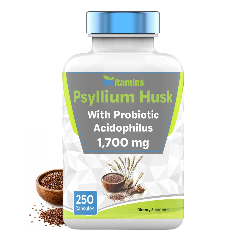 Psyllium Husk Capsules 1700 MG 250 Capsules V701946