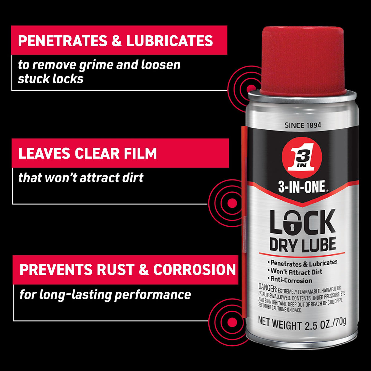 2.5 OZ Dry Lube G1114