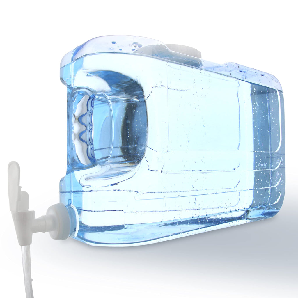 2.5 Gallon Clear Plastic Beverage Dispenser with Spigot E901100