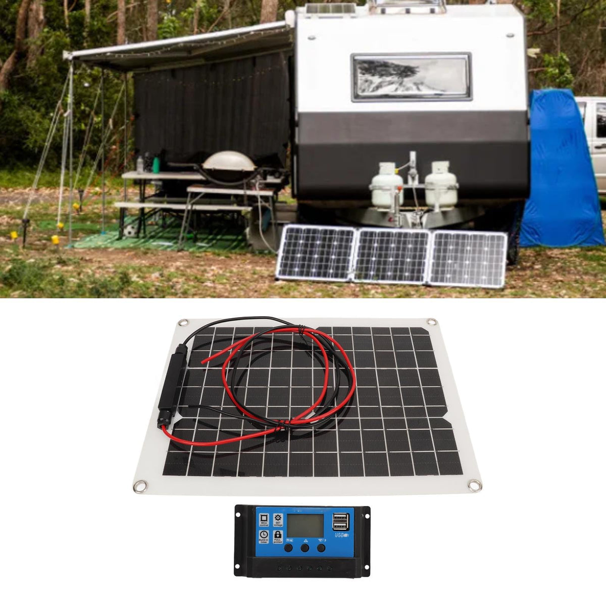 300W Solar Panel Kit with Controller U5705