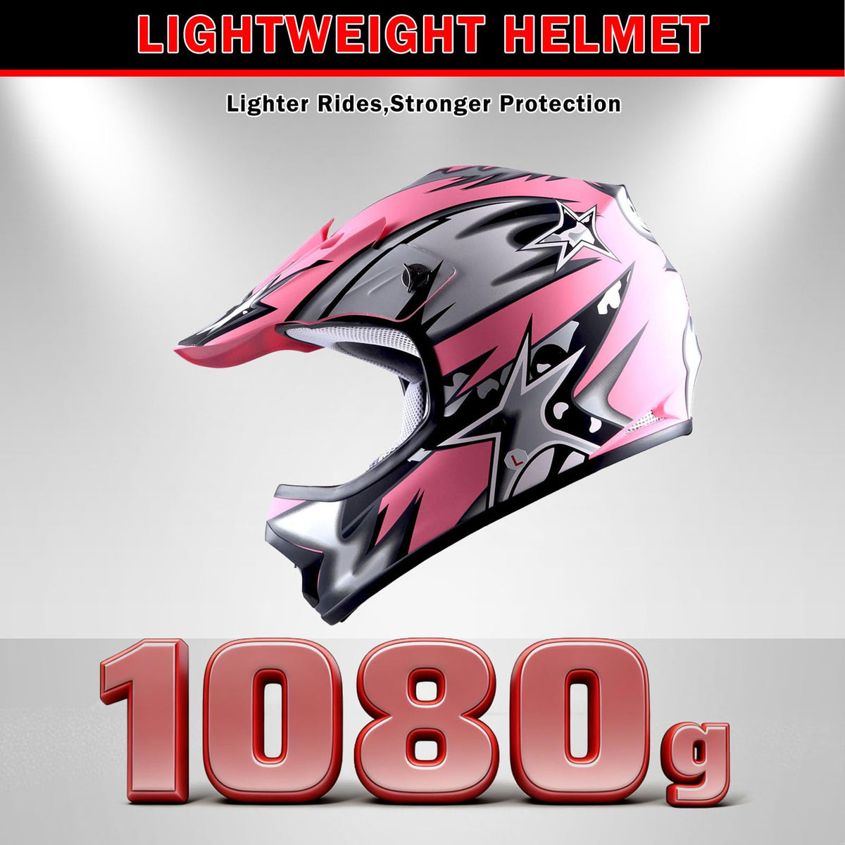 Youth Motocross Helmet with Goggles and Gloves Y729
