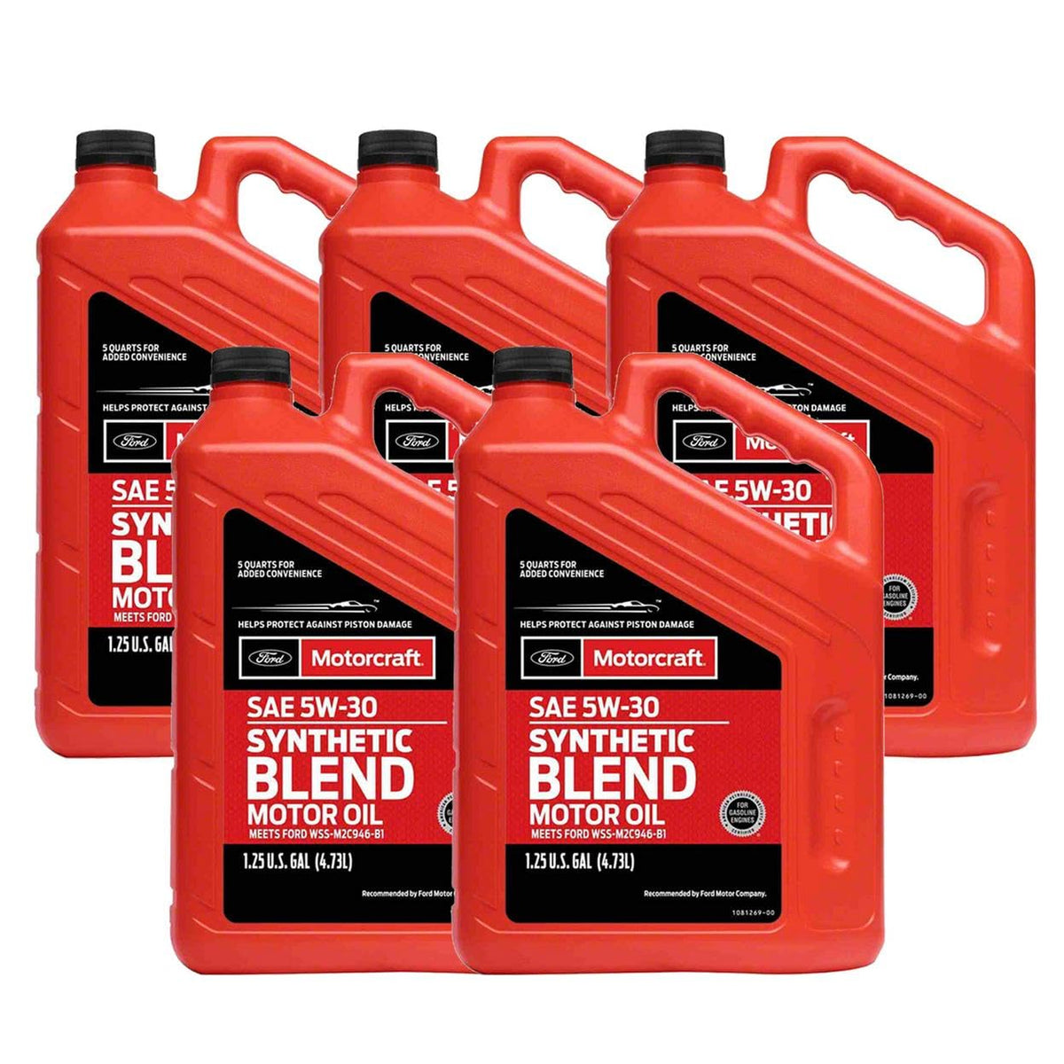 5W-30 Synthetic Blend Motor Oil 25 Quart J827756