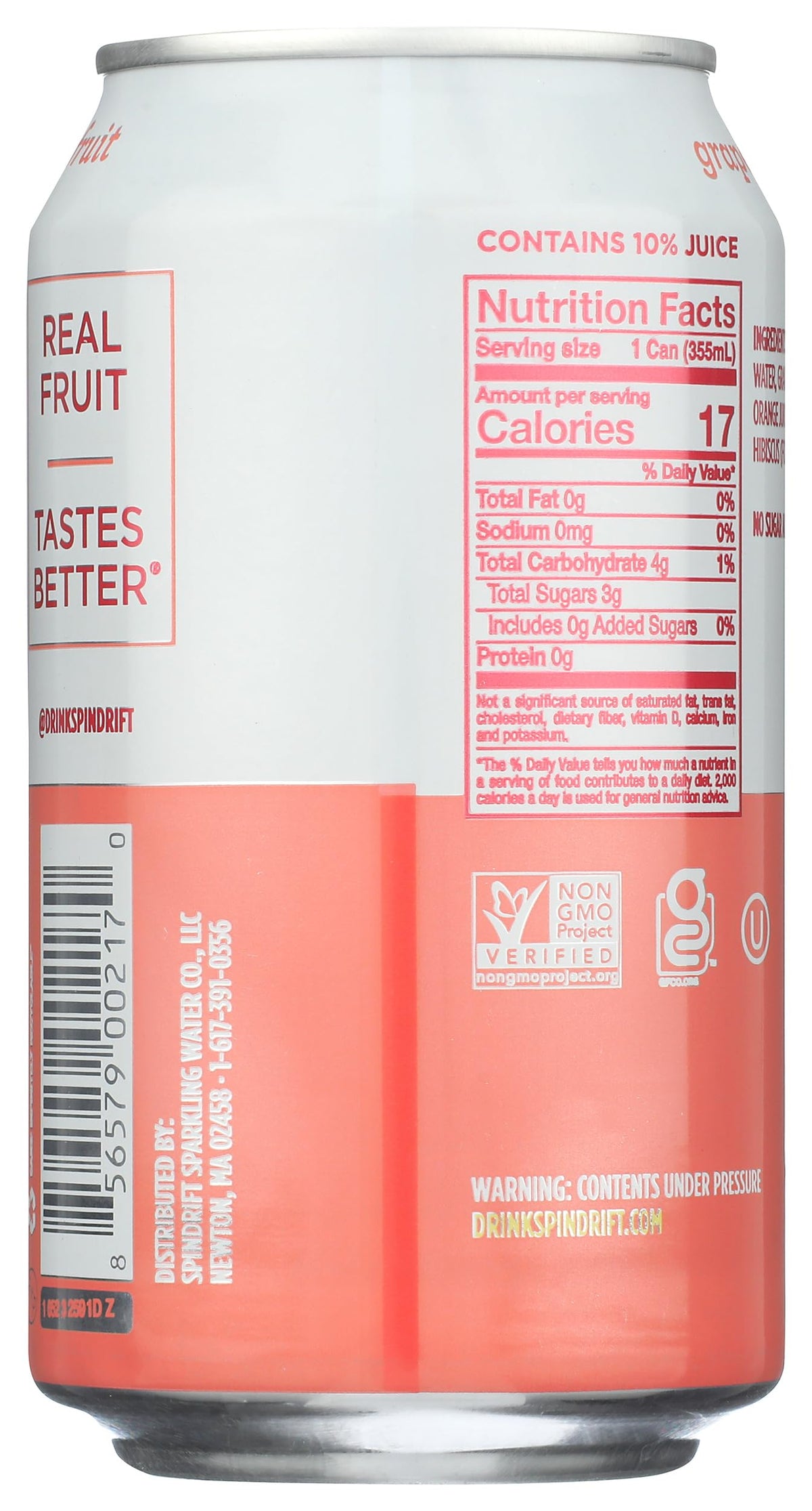 Grapefruit Sparkling Water 12 Fl Oz B773068