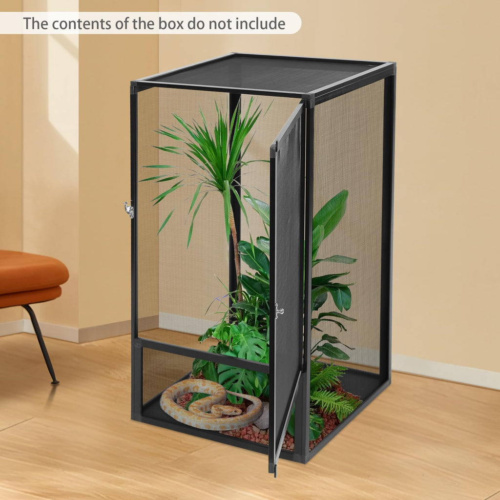 Reptile Mesh Cage Screen Terrarium Enclosure V7334