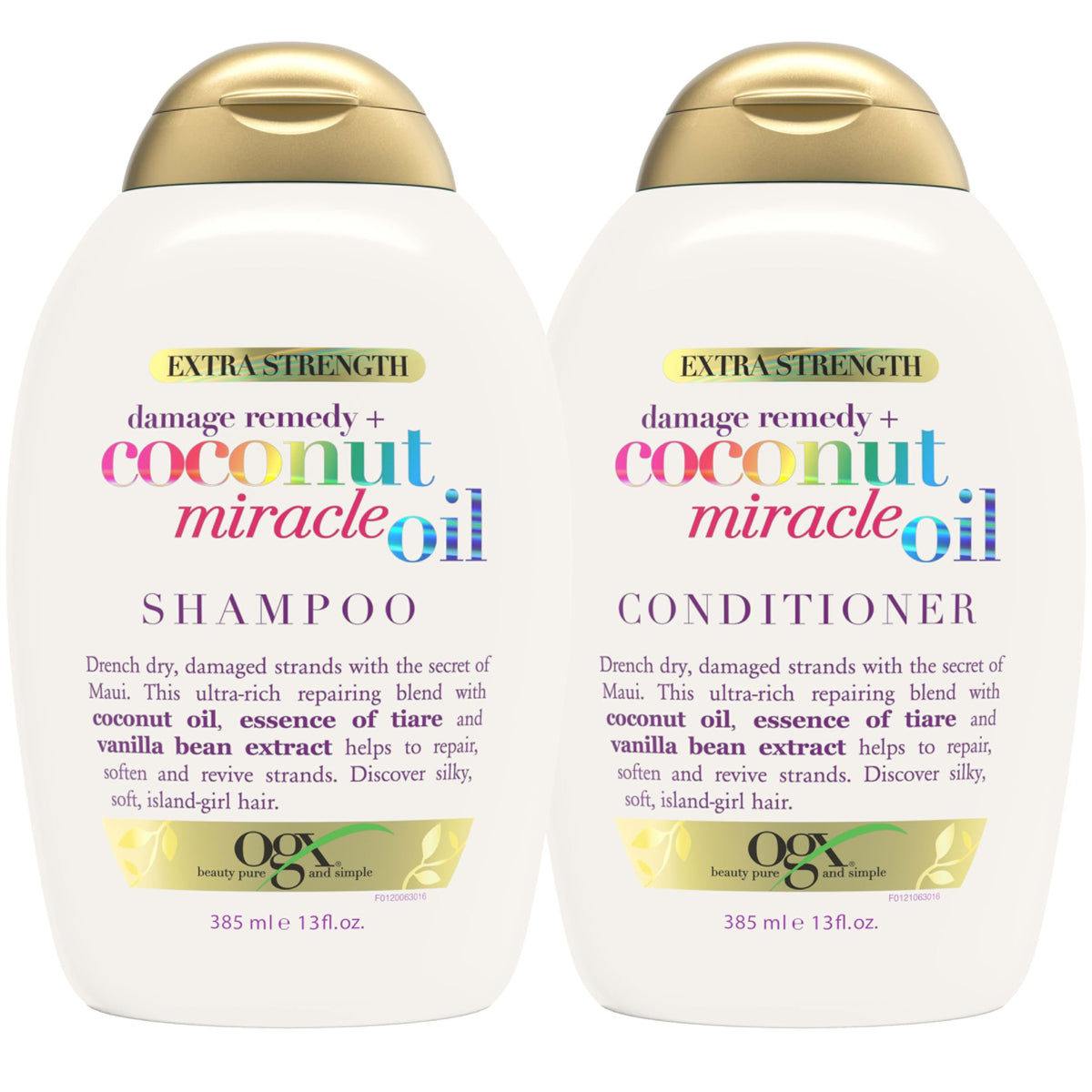 Coconut Oil Shampoo & Conditioner Set F3891