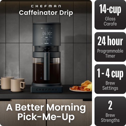 14-Cup Programmable Drip Coffee Maker with Glass Carafe R98269