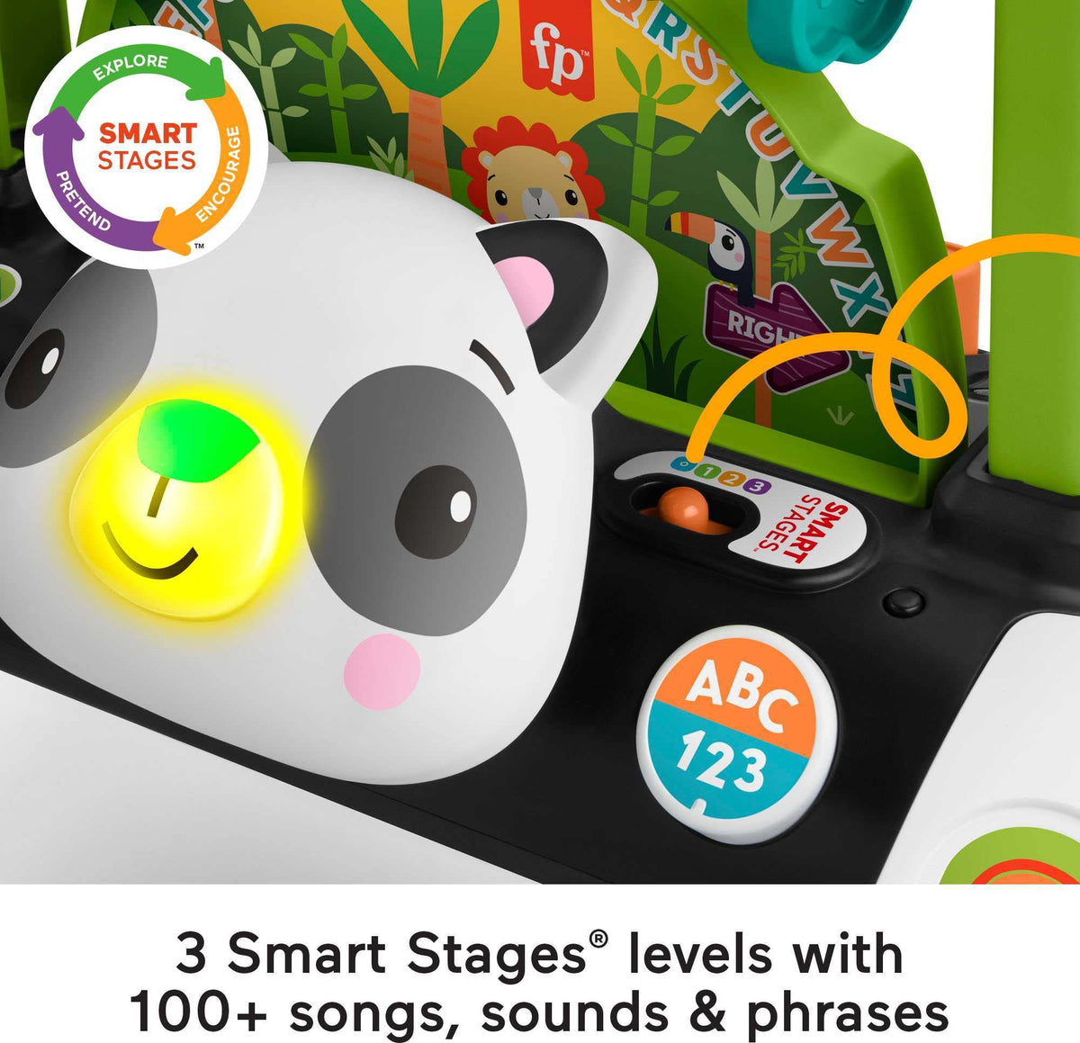 2-Sided Musical Push Toy B1677