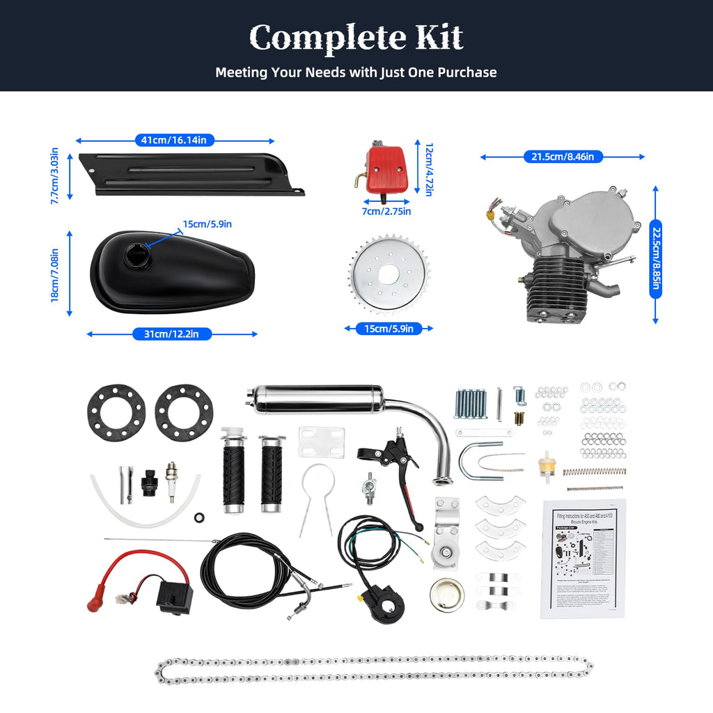 2-Stroke 100CC Bicycle Engine Kit A2820