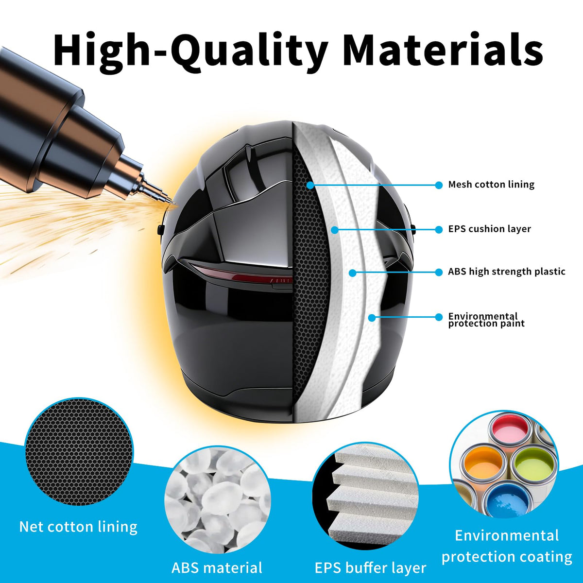 DOT Certified Flip-Up Dual Visor Bluetooth Modular Motorcycle Helmet K245