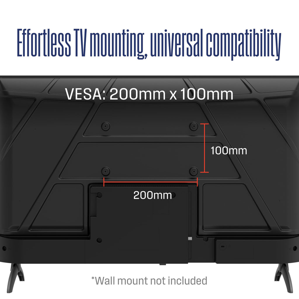 32 Inch HD Smart TV with Wi-Fi and Bluetooth Y60052