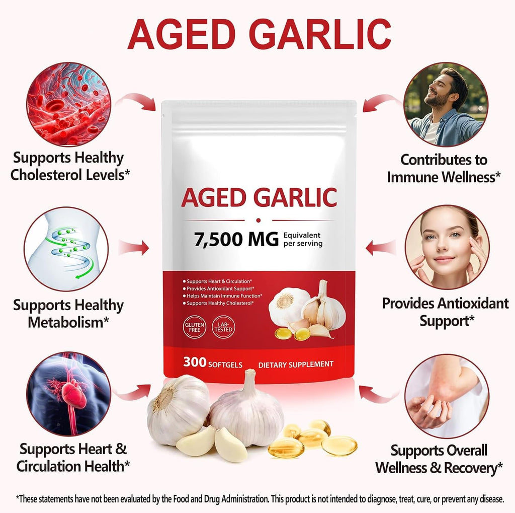 Aged Garlic Extract Capsules 7,500mg Q668734