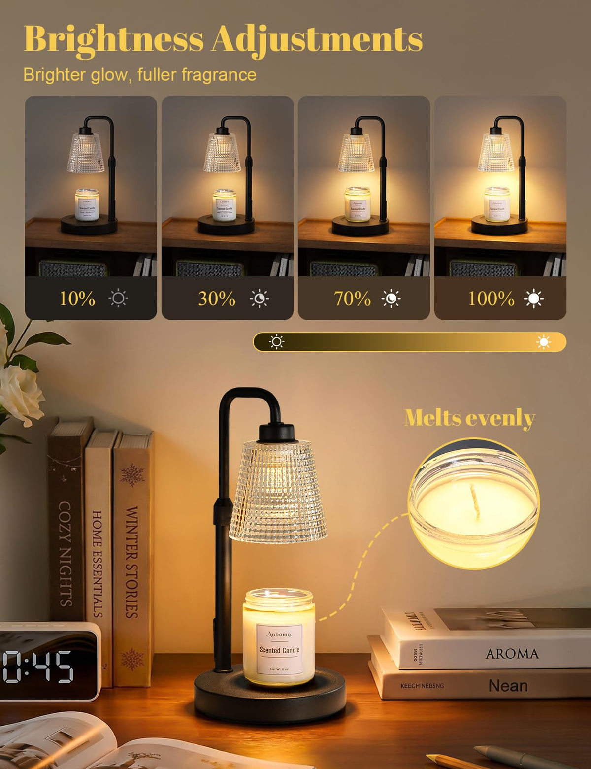 Candle Warmer Lamp with Timer O962389