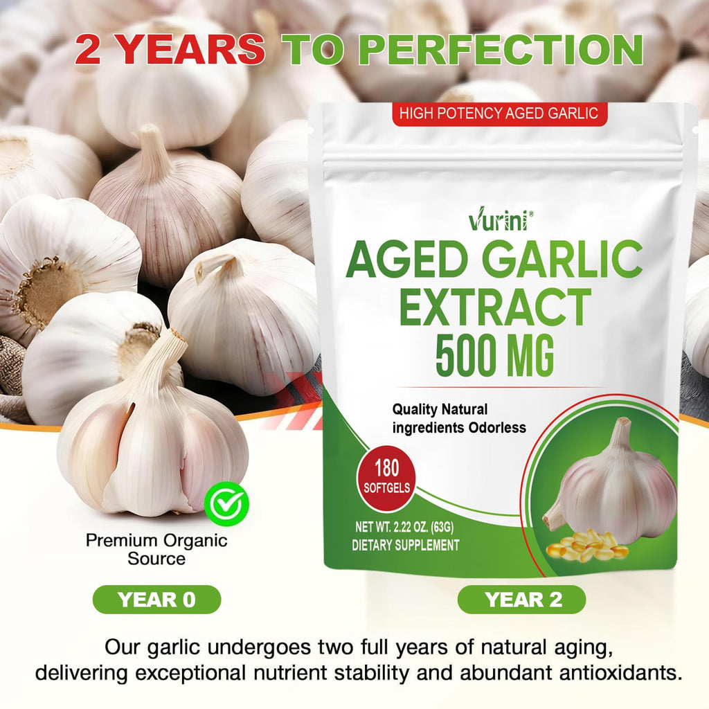 Aged Garlic Extract Capsules, 300 Softgels I729788