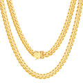 18k Yellow Gold Cuban Link Chain Necklace B40470