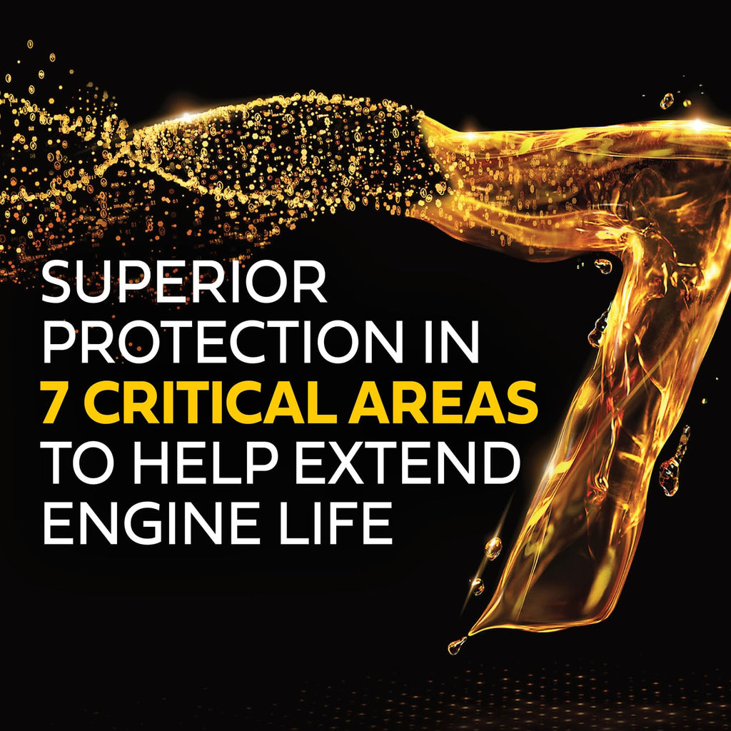 10W-30 Synthetic Blend Motor Oil, 5 Quarts M86327