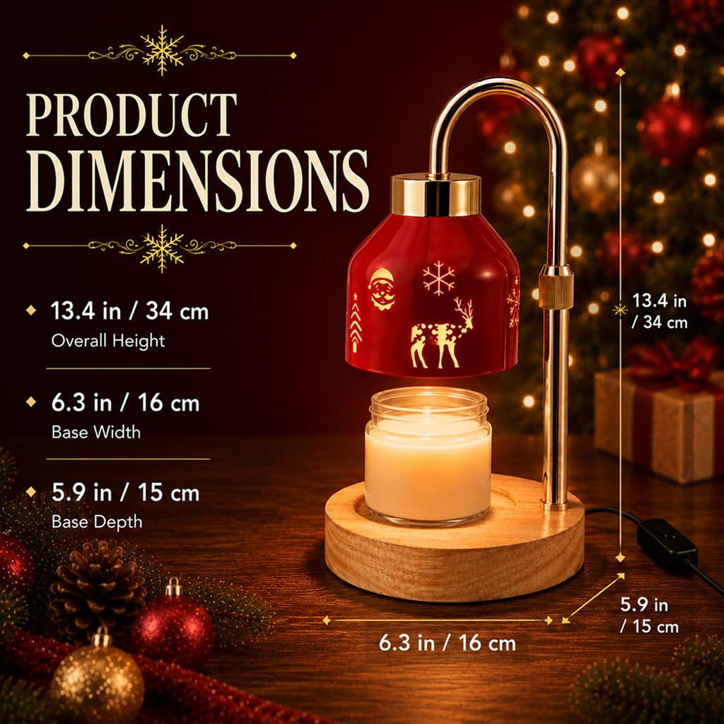 Candle Warmer Lamp with Timer, Dimmable, Adjustable Height I404462