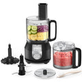 4-in-1 Food Processor with 2x4-Cup Bowls A7206